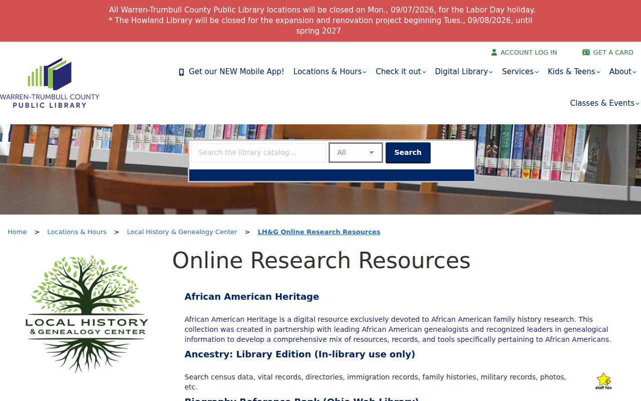 Warren city directory research at the library online genealogy resources