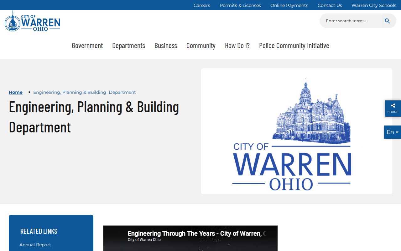 Warren neighbors city planning and building records